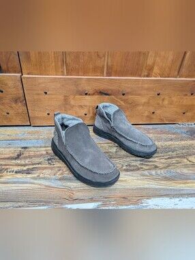 HEY DUDE SHOES | ANKLE BOOTS DENNY SUEDE SHADOW GREY 8